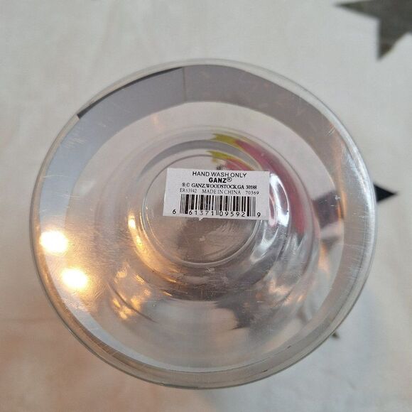 "Crazy Good Cheer" Funny Stemless Wine Glass Ganz In Box - Picture 6 of 6